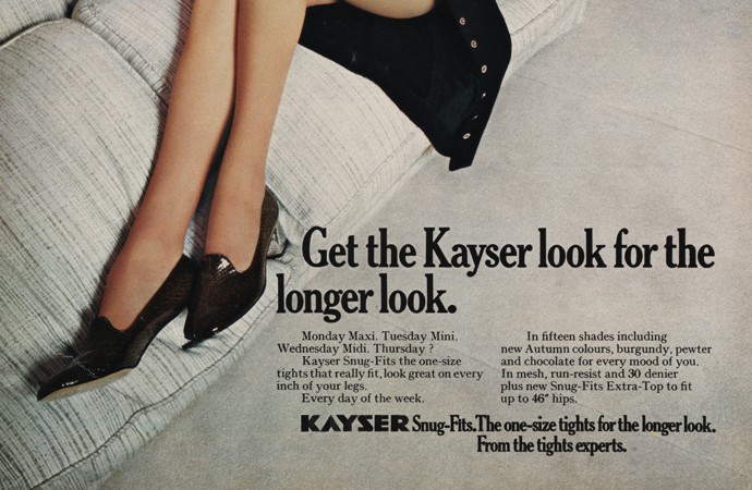 Original Australian KAYSER HOSIERY STOCKINGS 1965 Vintage Print Ad